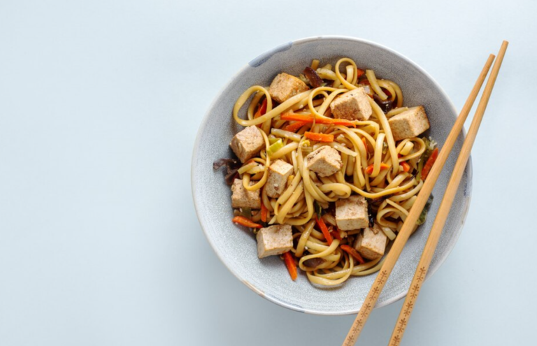 Veggie yaki udon